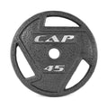Cast Iron Olympic Grip Plates - 45 LB pair by CAP