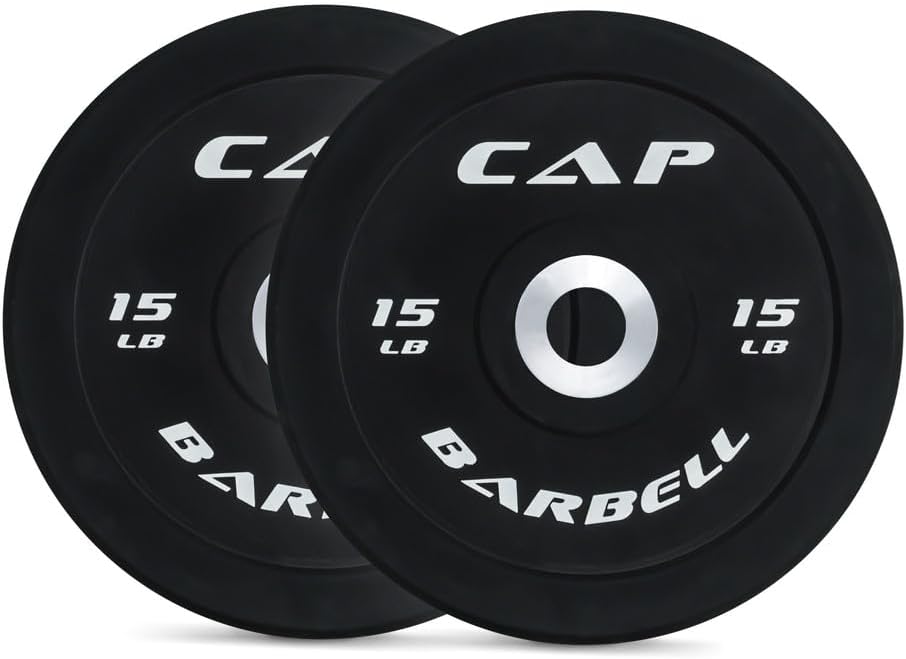 Competition Bumper Plates - 15 LB pair by CAP