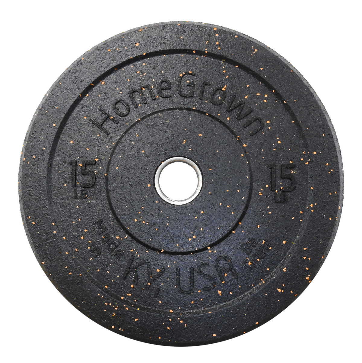 URA-MAX Bumper Plates - 15 LB pair by Homegrown Lifting