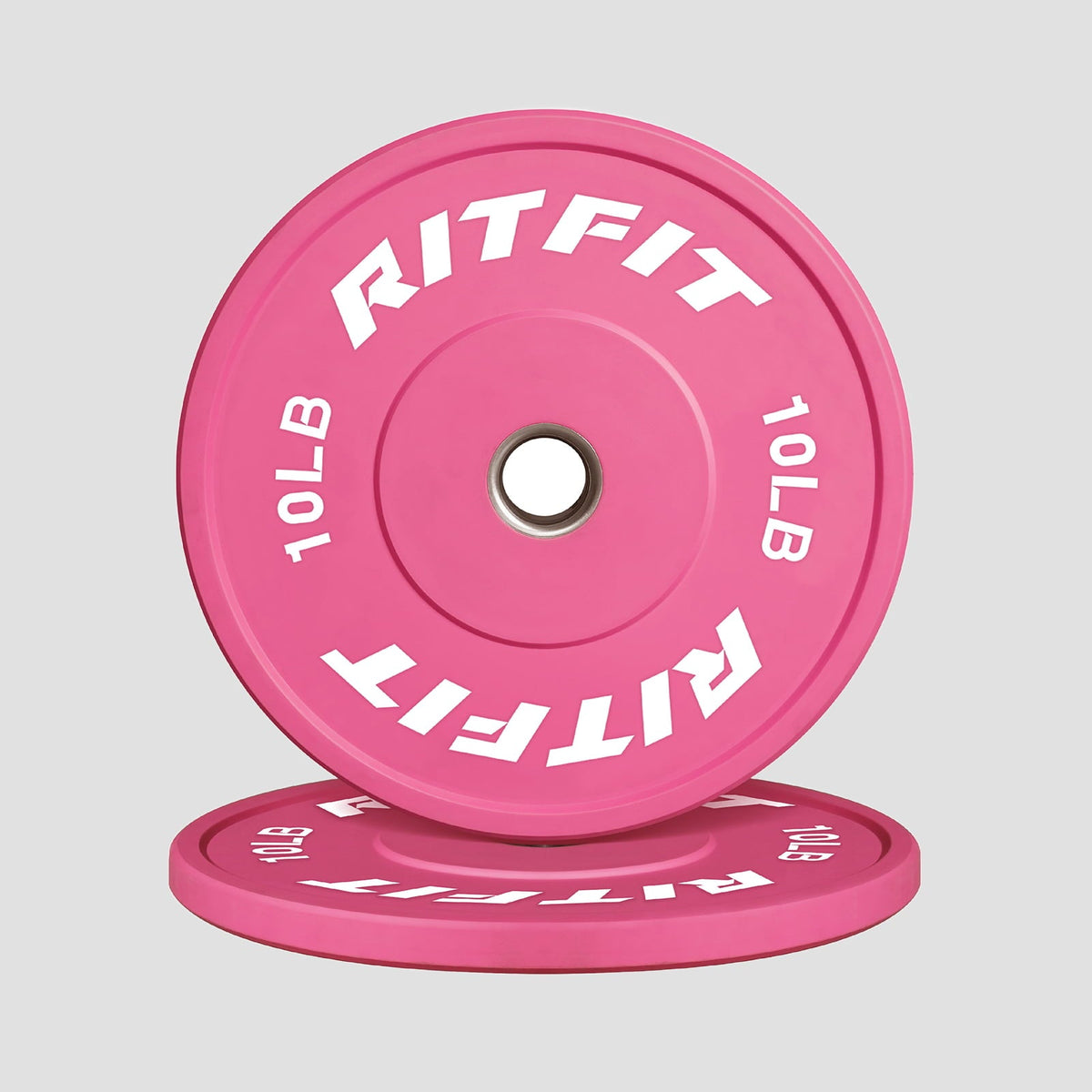 Olympic Bumper Weight Plates - 2-inch - 10 LB by RitFit