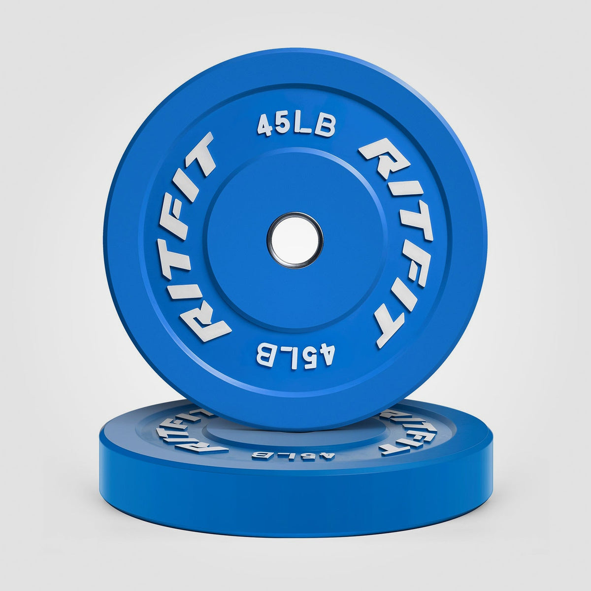 Color Olympic Bumper Weight Plates - 2-Inch - 25 LB by RitFit