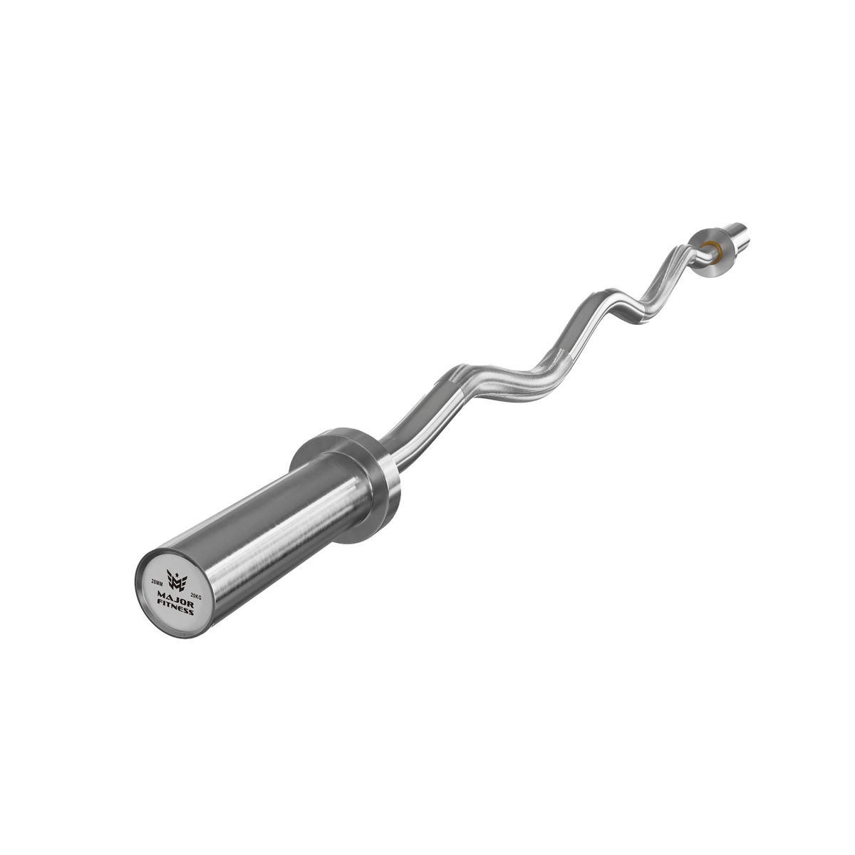 4ft Olympic EZ Curl Barbell by Major Fitness