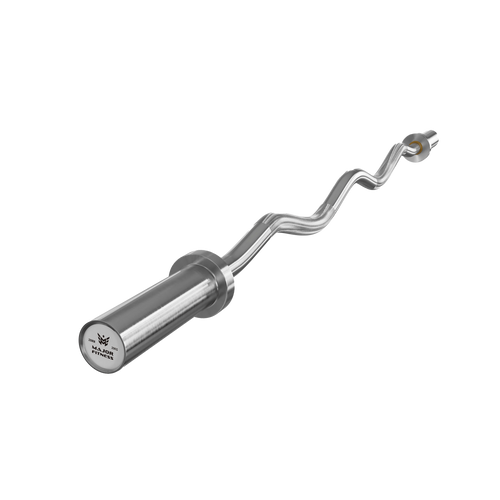 4ft Olympic EZ Curl Barbell by Major Fitness