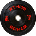 Olympic Rubber Bumper Plates - 15 LB pair by ETHOS