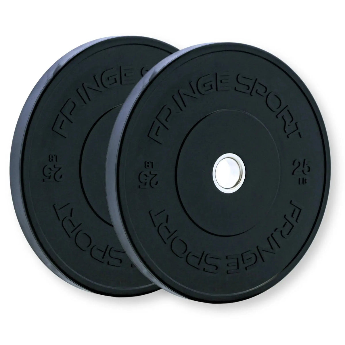 MilSpec Black Bumper Plates - 15 LB by Fringe Sport