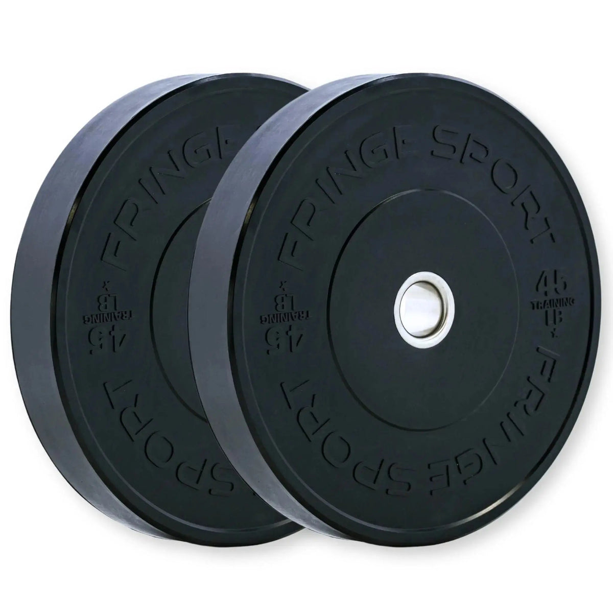 Black Bumper Plates - 10 LB by Fringe Sport