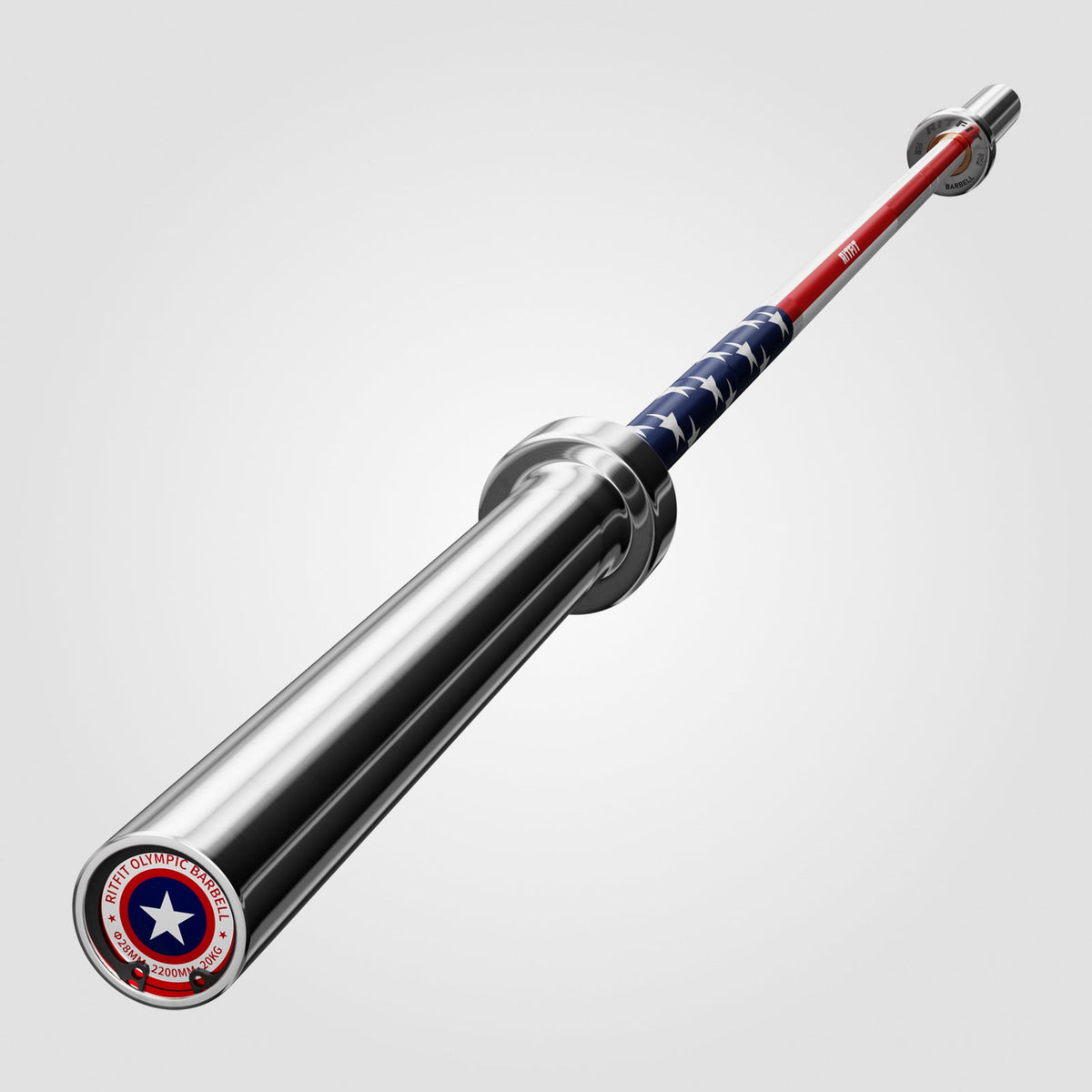 Patriotic Star Olympic Bar 20KG by RitFit