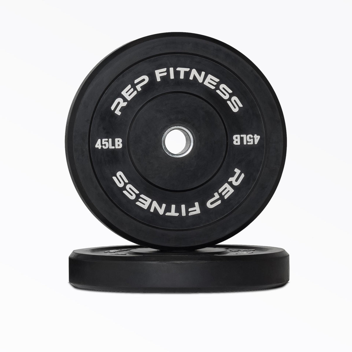 Black Bumper Plates (LB) - 25 LB by REP Fitness