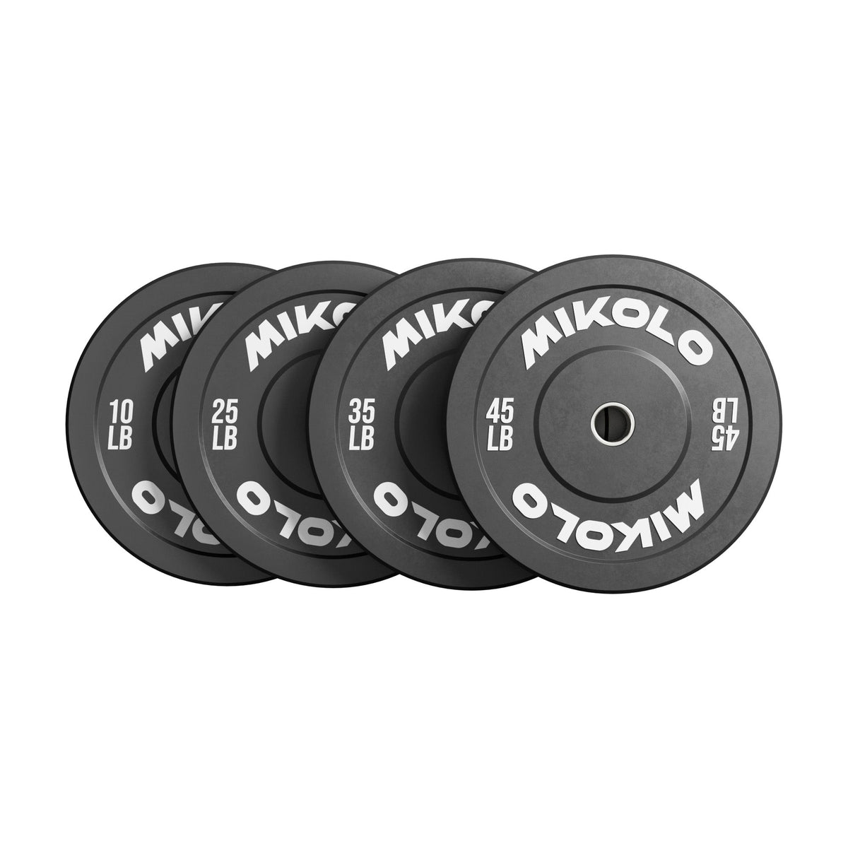 Black Bumper Plates WP05 by Mikolo